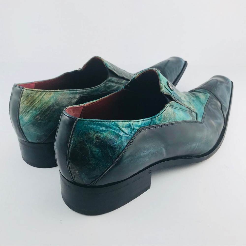 Jo Ghost Slip On Italian Pointed Toe Loafer 46 - Picture 3 of 8